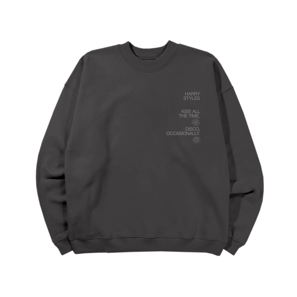 KISS DISCO REFLECTIVE CREWNECK – Harry Styles Official Store