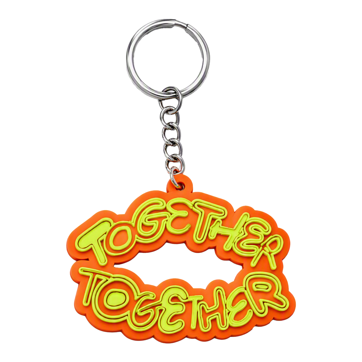 TT Rubber Keychain Orange