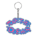 TT Rubber Keychain Blue
